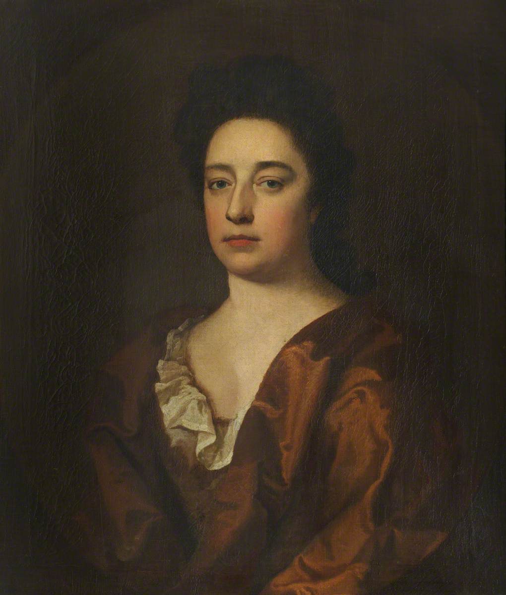 Portrait of an Unknown Lady in a Red Dress (known as Mary Ramsden) | Art UK