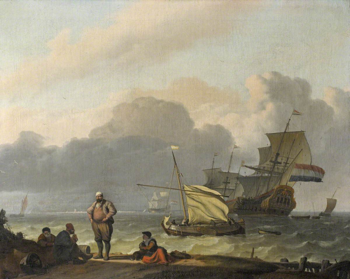 Seascape with Dutch Shipping