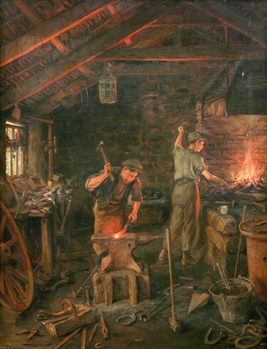 'By hammer and hand, all arts doth stand' (The Forge)