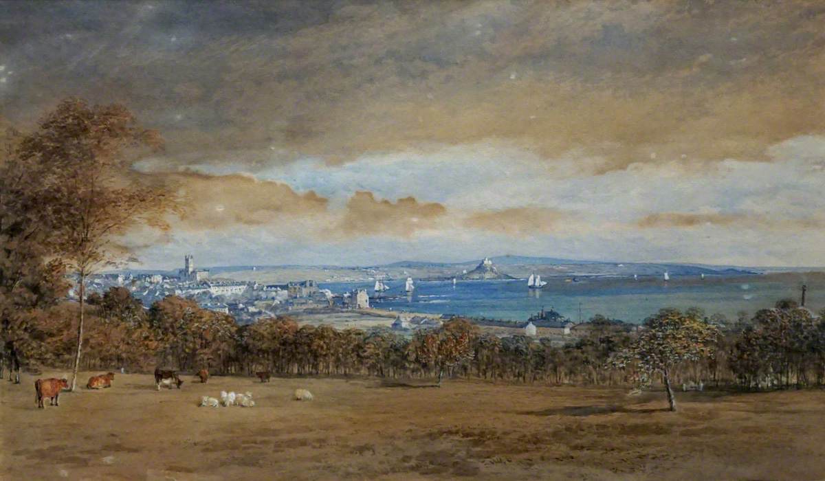 View of Penzance from Lower Lariggan