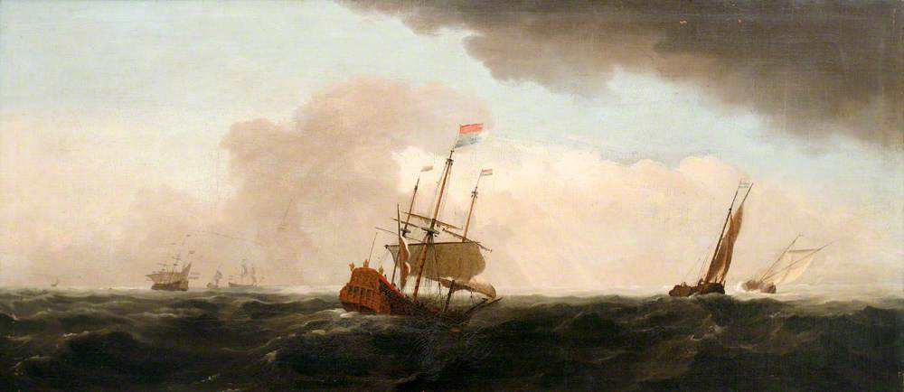 Dutch Flagship in a Gale