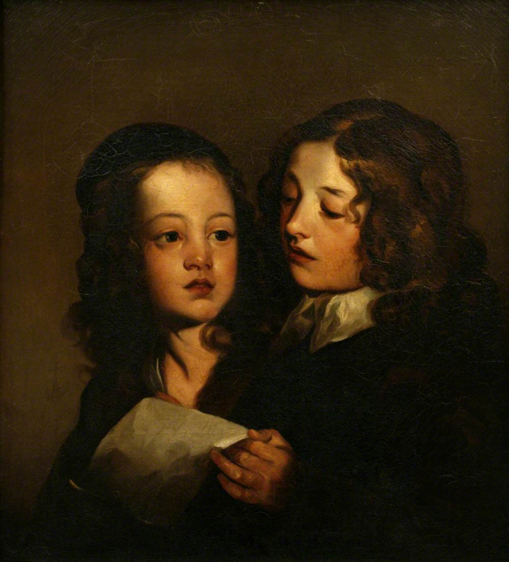 Two Children Singing