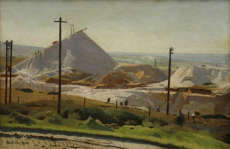 A China Clay Pit, Leswidden