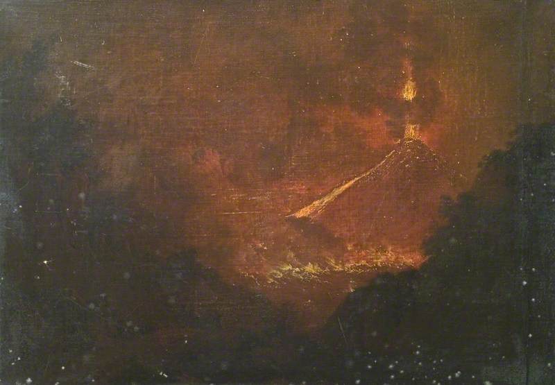 Vesuvius in Eruption, Italy