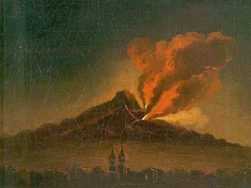 Vesuvius in Eruption, Italy