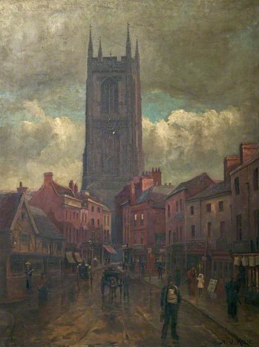 All Saints' Church Tower, Queen Street, Derby