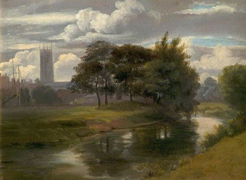 View of Derby from the Meadows