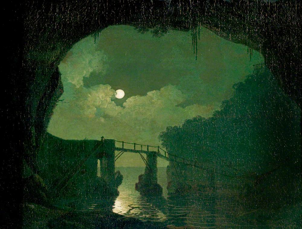 Bridge through a Cavern, Moonlight