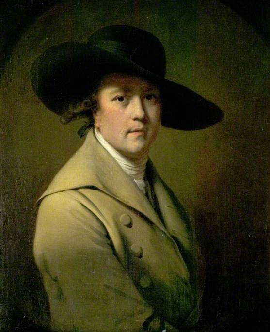 Self Portrait in a Broad-Brimmed Hat