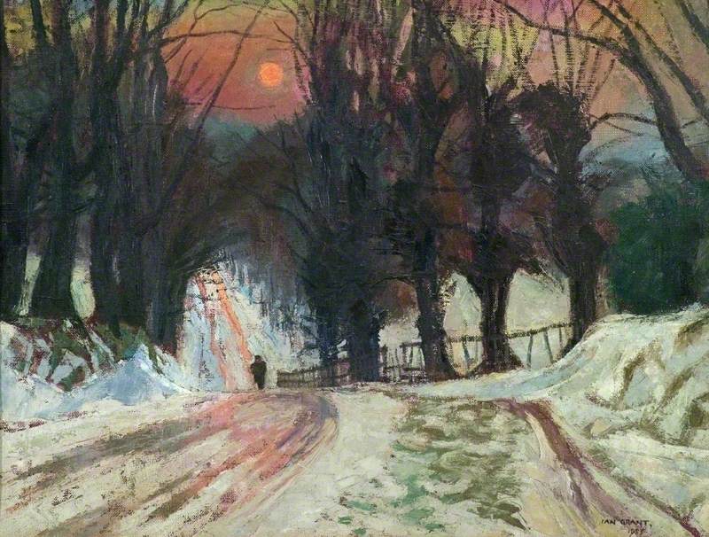 Snow Scene, Red Lane, Disley, Cheshire