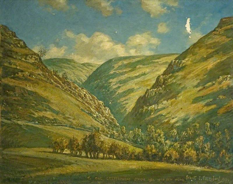 Dovedale from the Isaak Walton Hotel, Derbyshire