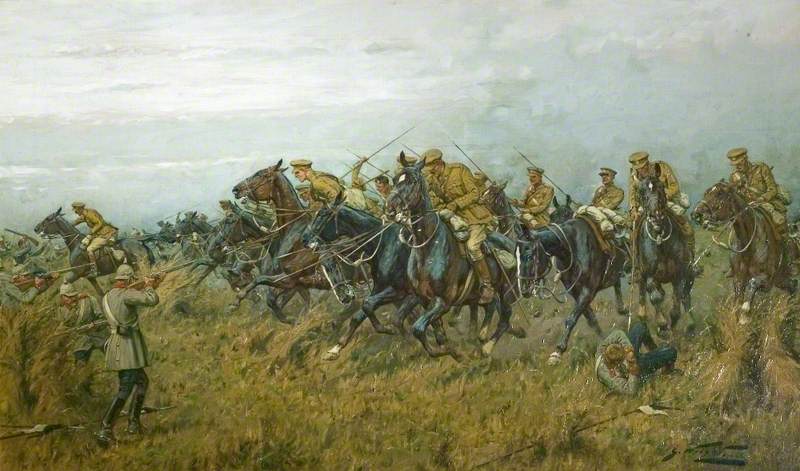 The Charge of the 12th Lancers at Moy, France, on 28 August 1914