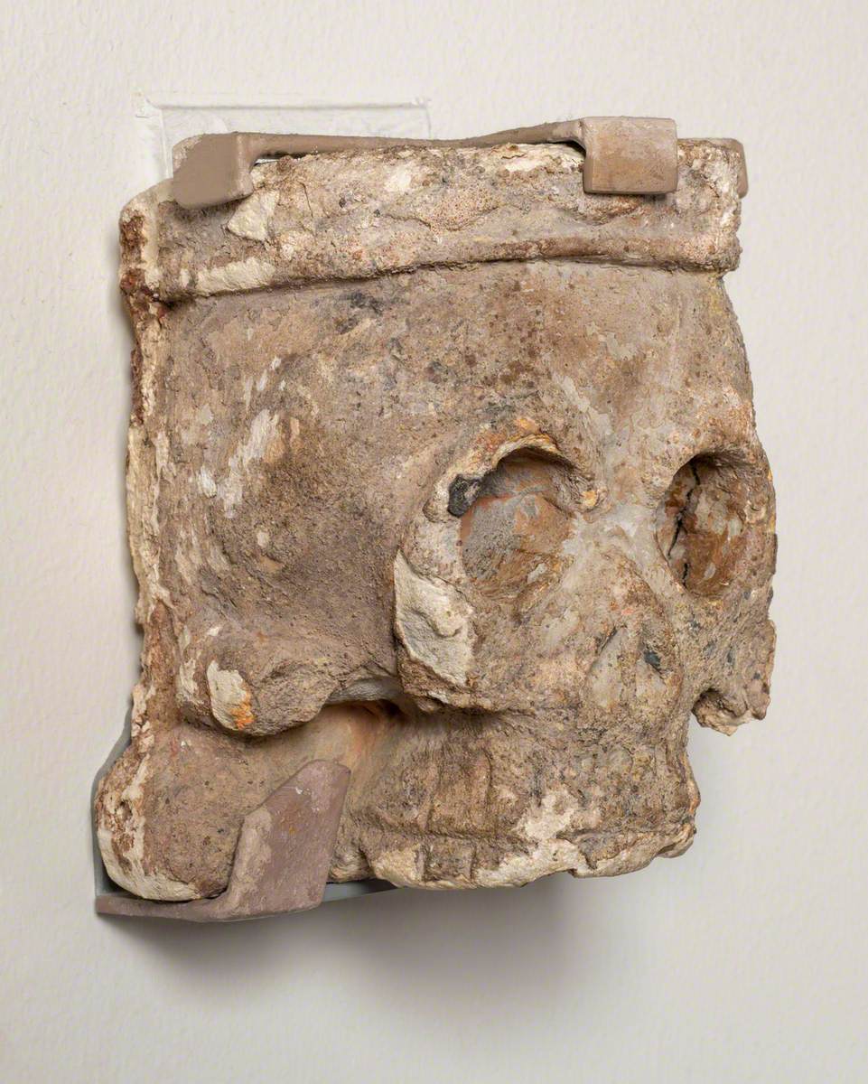 Memento Mori Tomb Carving of a Skull