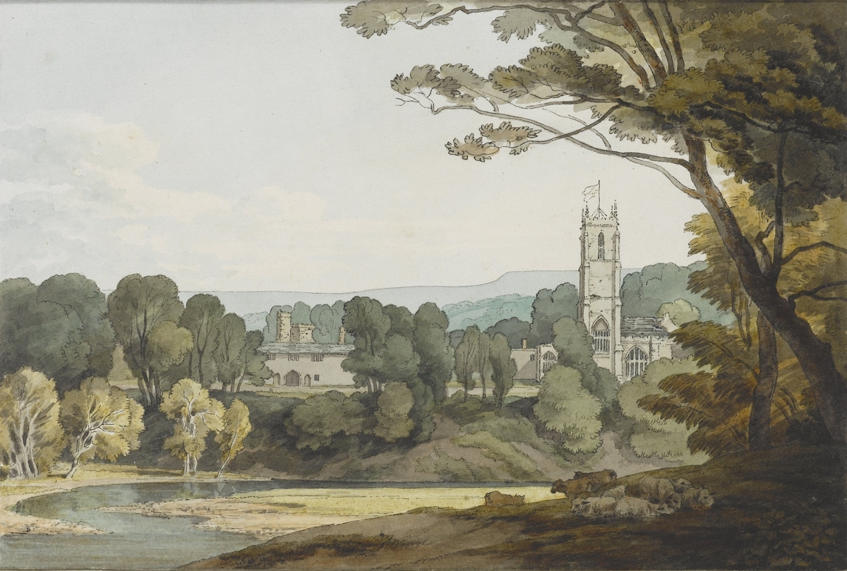 The Church and Castle at Tiverton, Devon