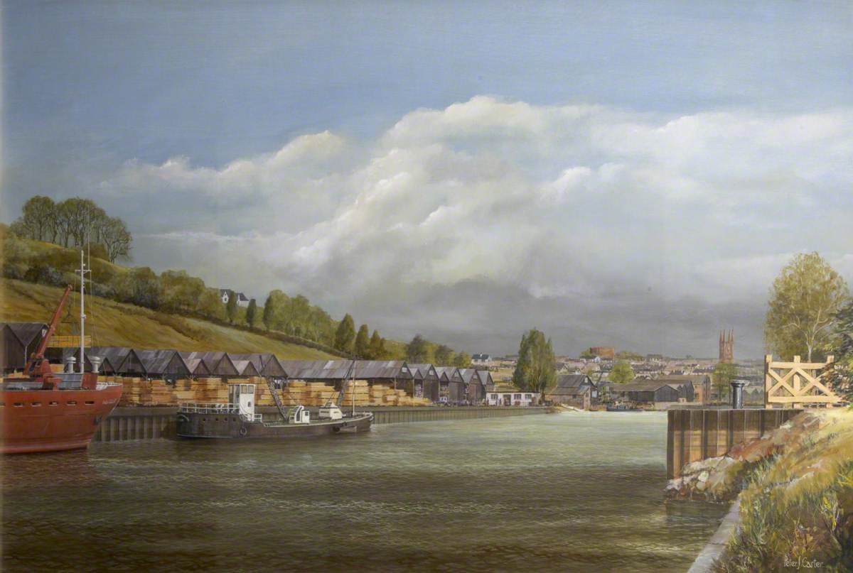 Steamer Quay, Totnes, Devon Art UK