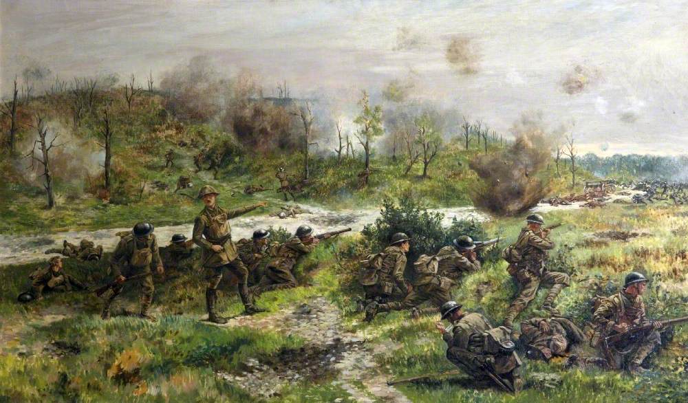 The Last Stand of the 2nd Devons at Bois-des-Buttes, 27 May 1918