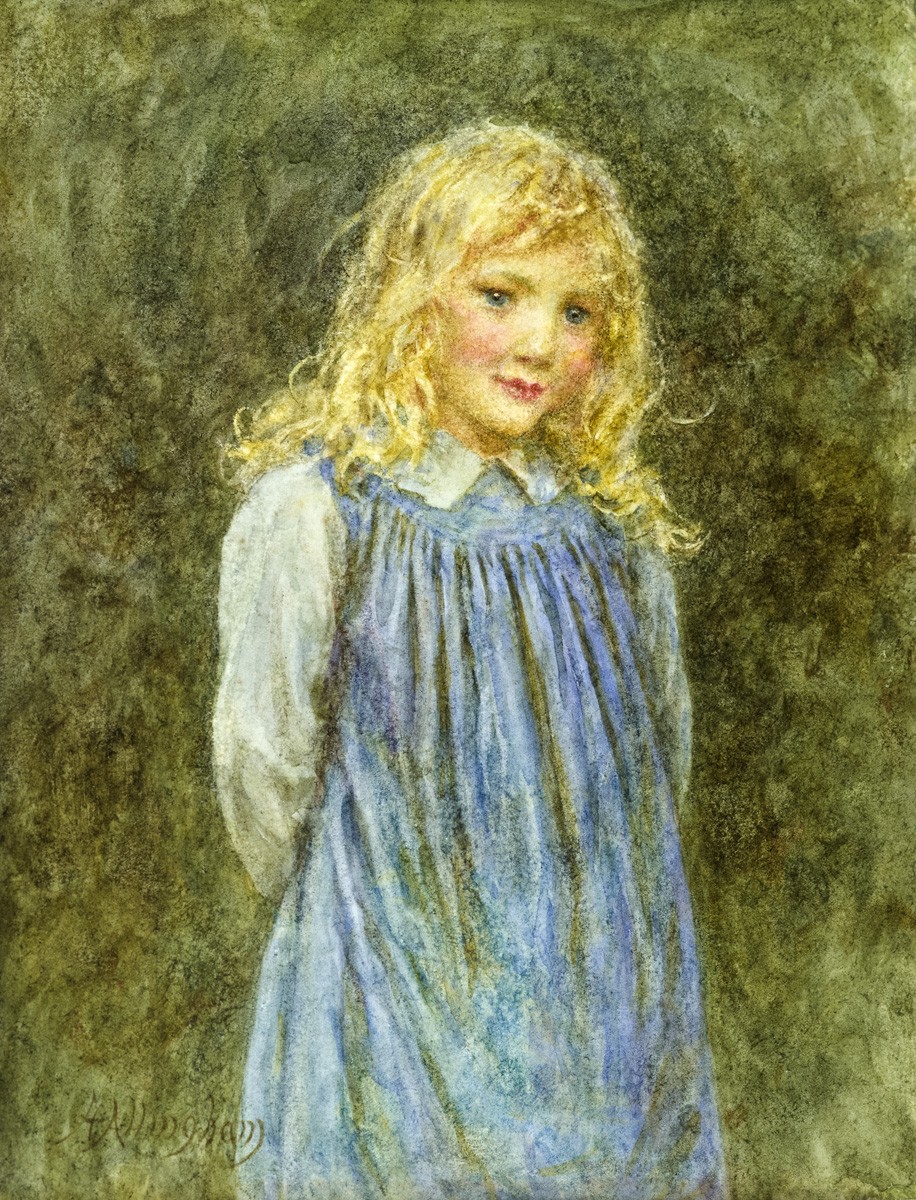 Child (also known as 'Young Girl in Blue' or 'Girl')