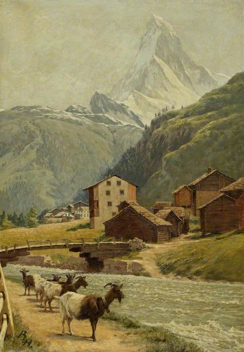 The Matterhorn from the Environs of Zermatt, Switzerland