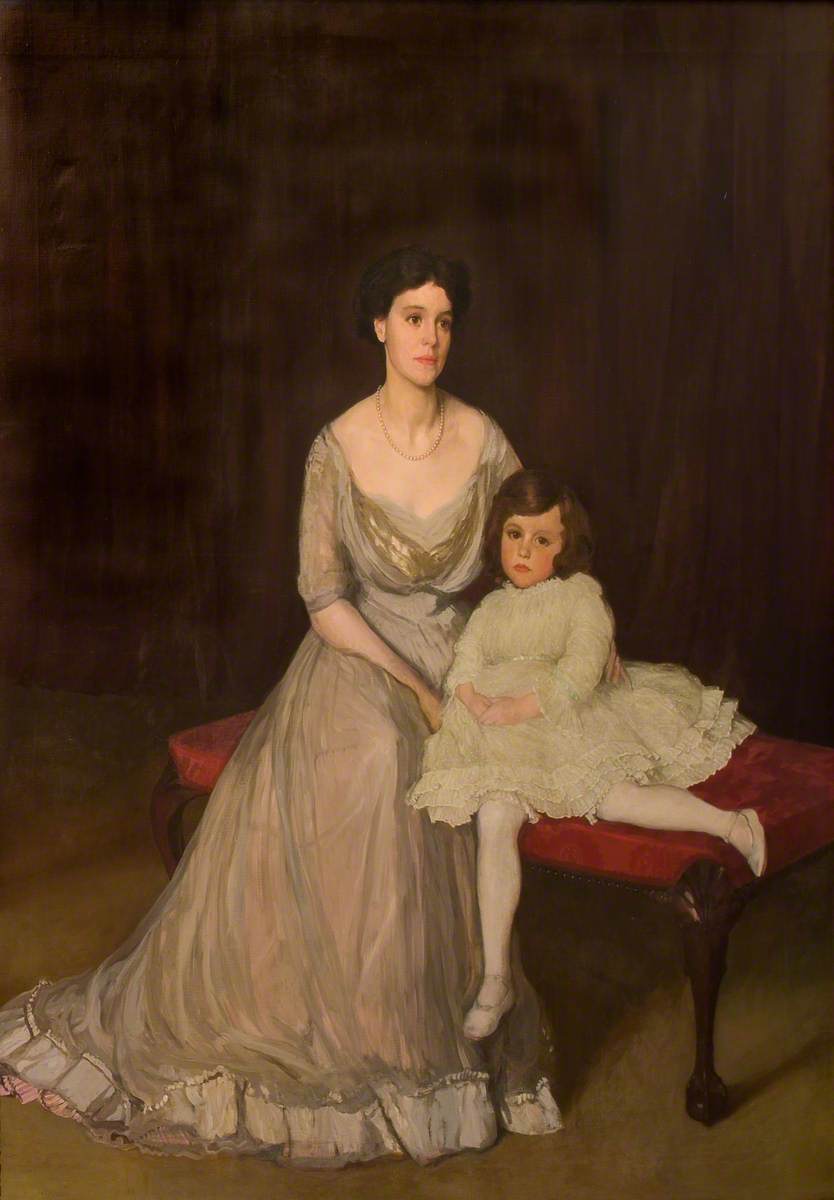Mrs Fleischmann and Her Daughter Rosemary