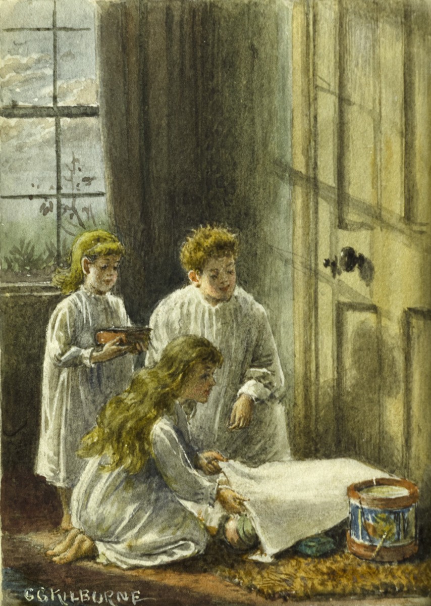 Three Children in Nightwear