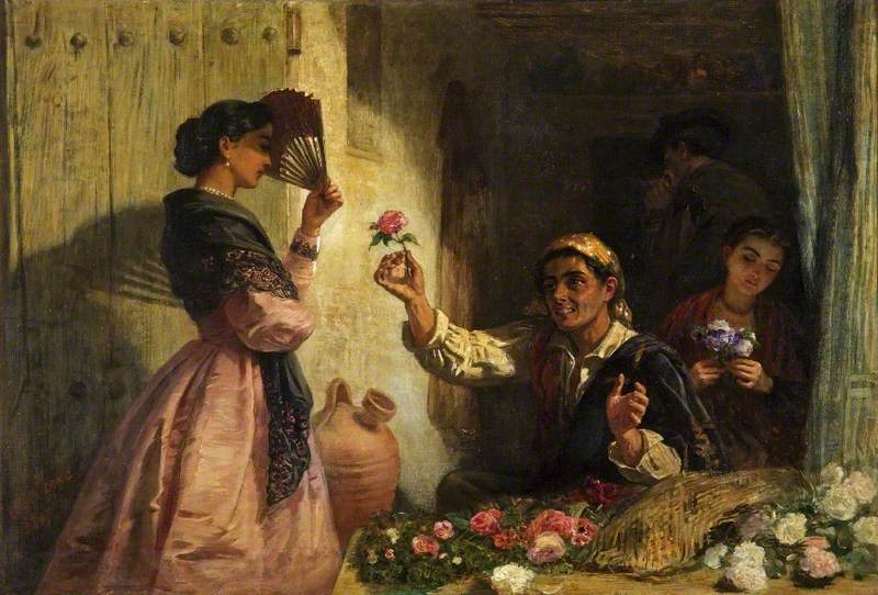 The Spanish Flower Seller