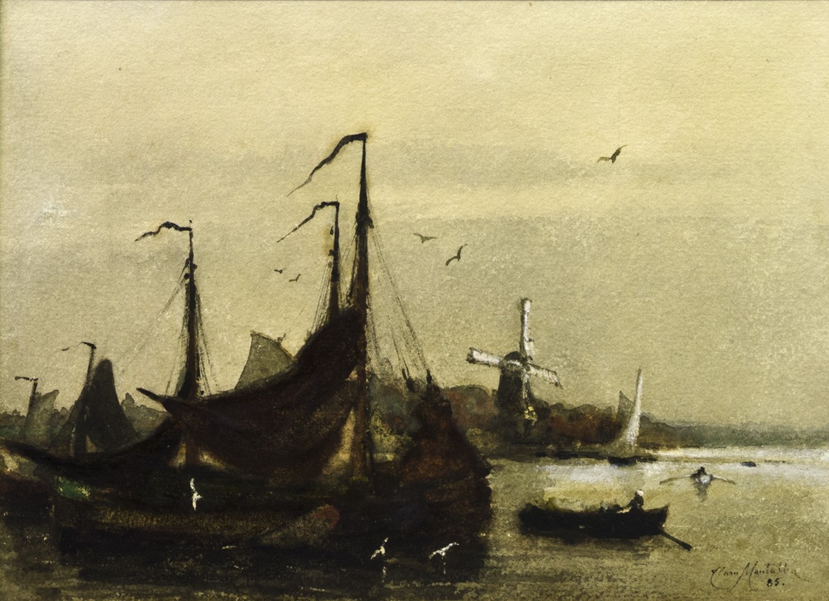 Dutch Scene (Scene in Holland, Dordrecht)