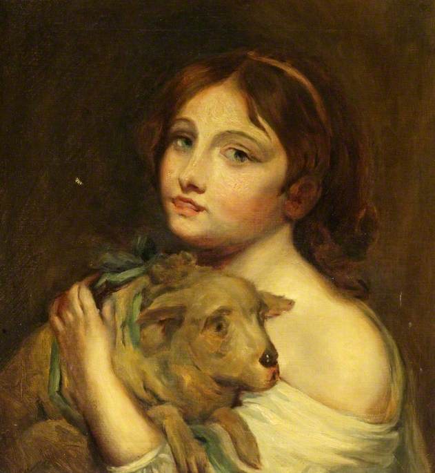 A Girl with a Lamb
