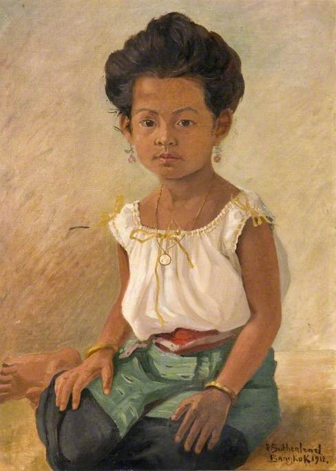 Portrait of a Laos Girl