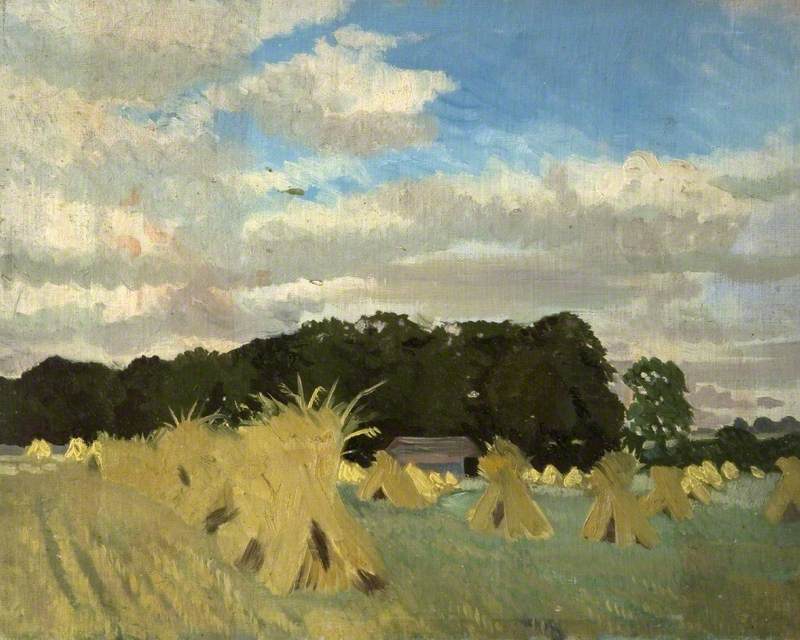 Corn Stooks in Late Summer