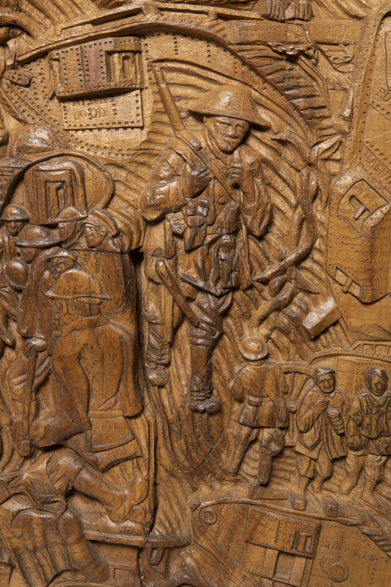 Wooden Carving – Cambrai Day, 20th November 1917