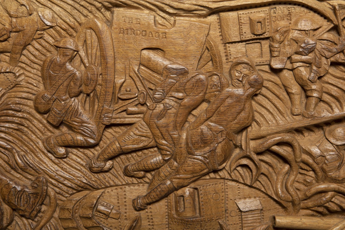 Wooden Carving – Cambrai Day, 20th November 1917