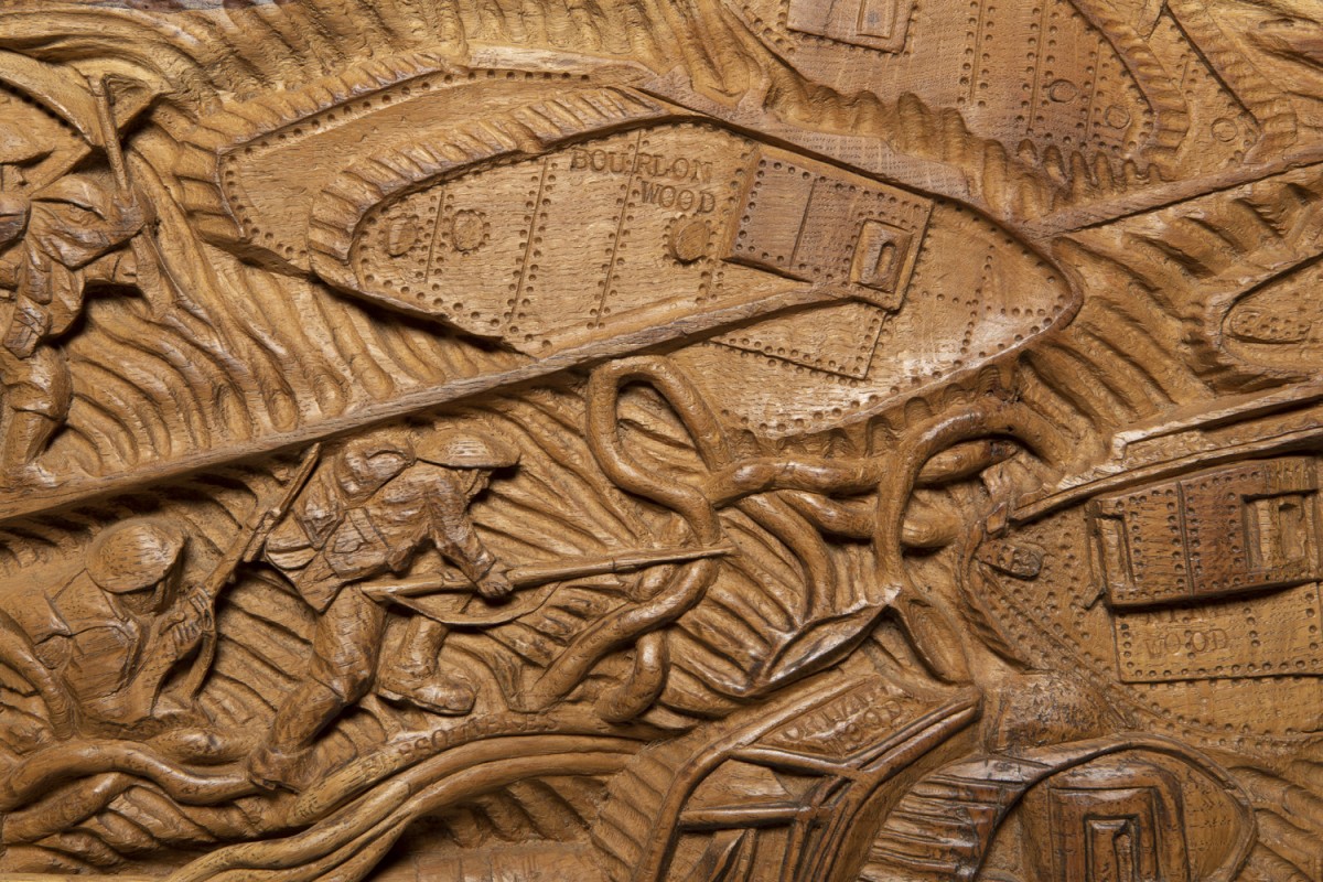 Wooden Carving – Cambrai Day, 20th November 1917