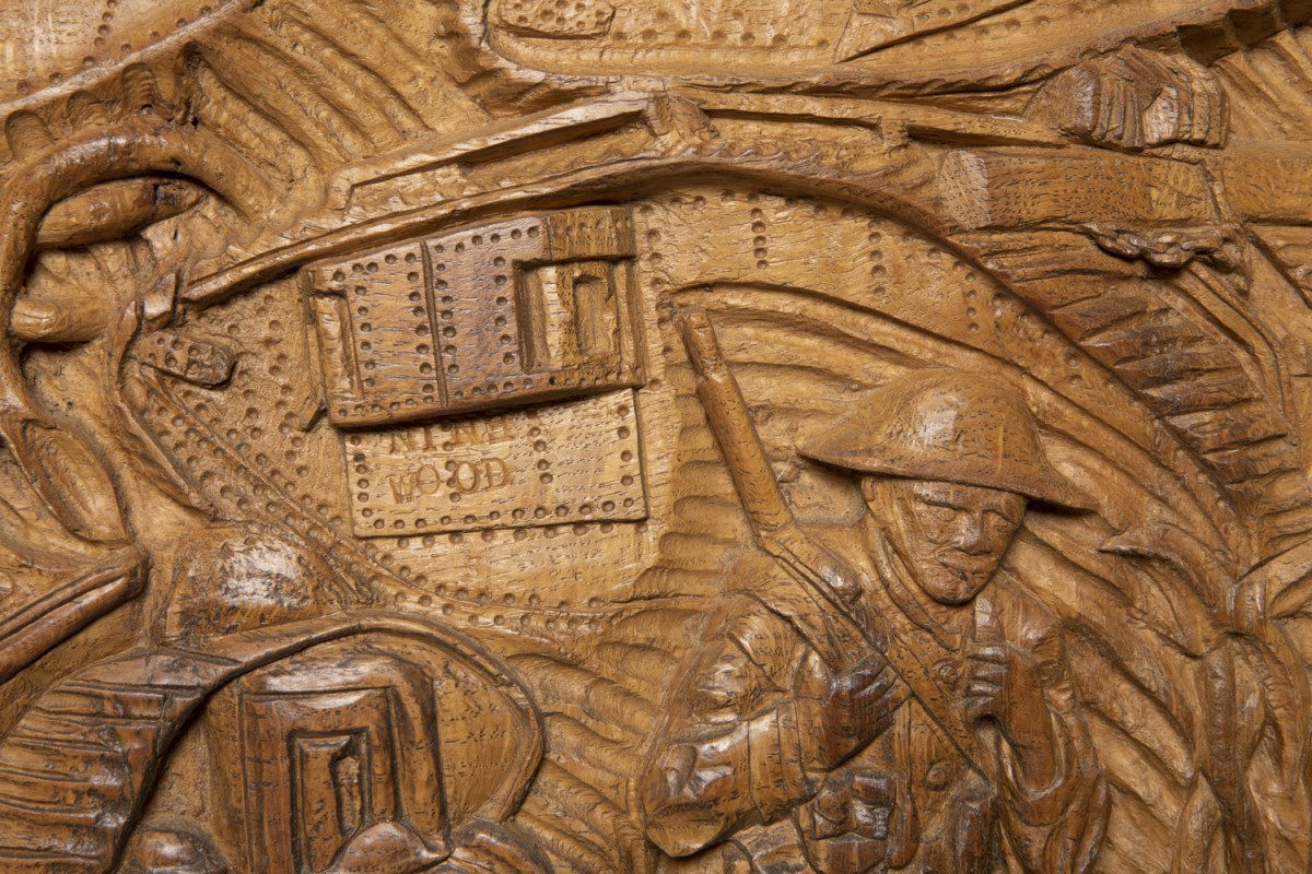 Wooden Carving – Cambrai Day, 20th November 1917