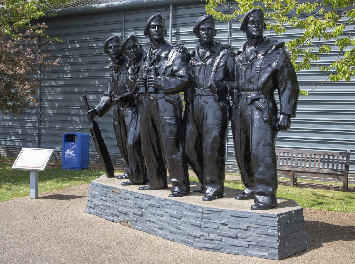 Royal Tank Regiment Memorial Statue