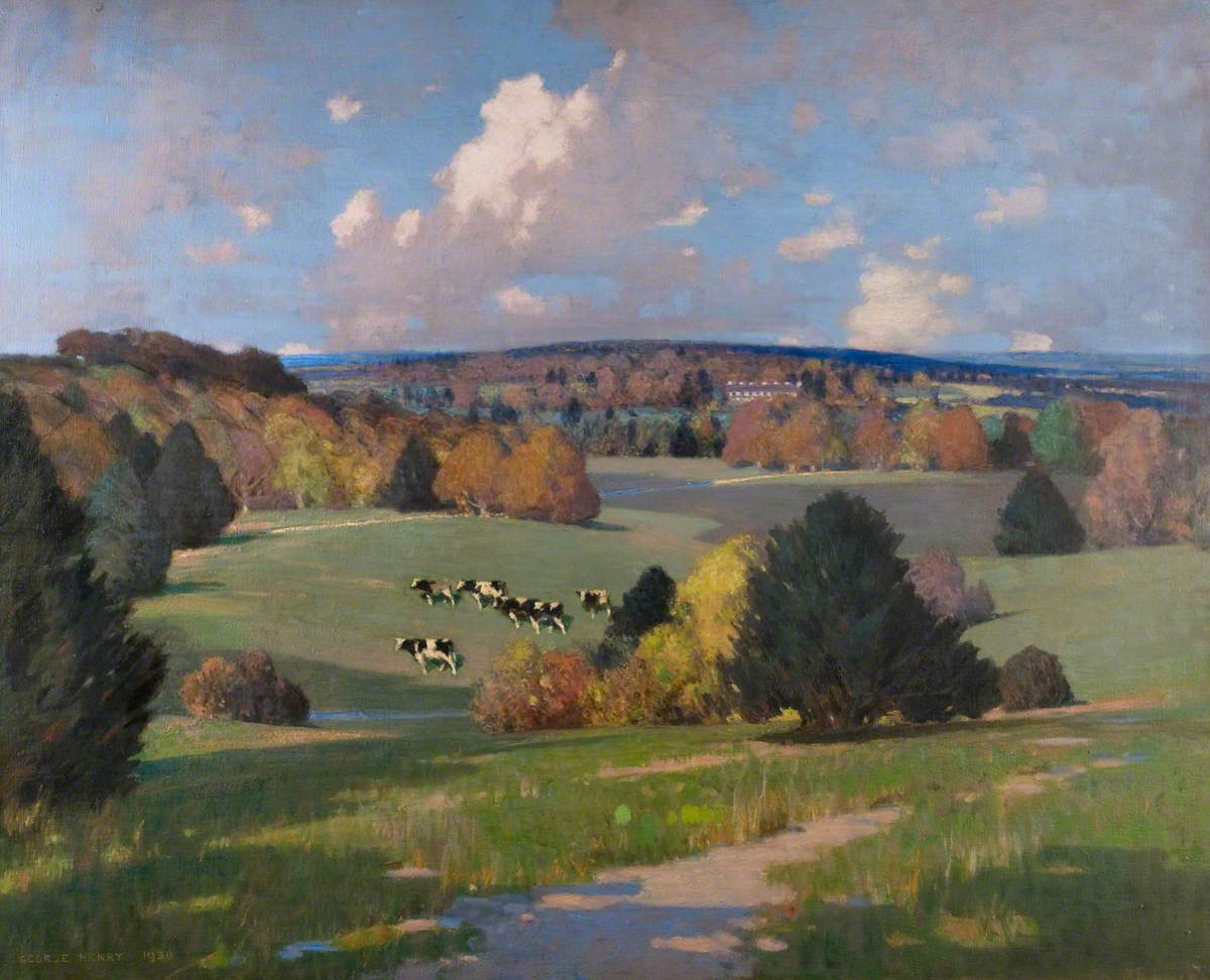 Sussex Landscape with Cattle