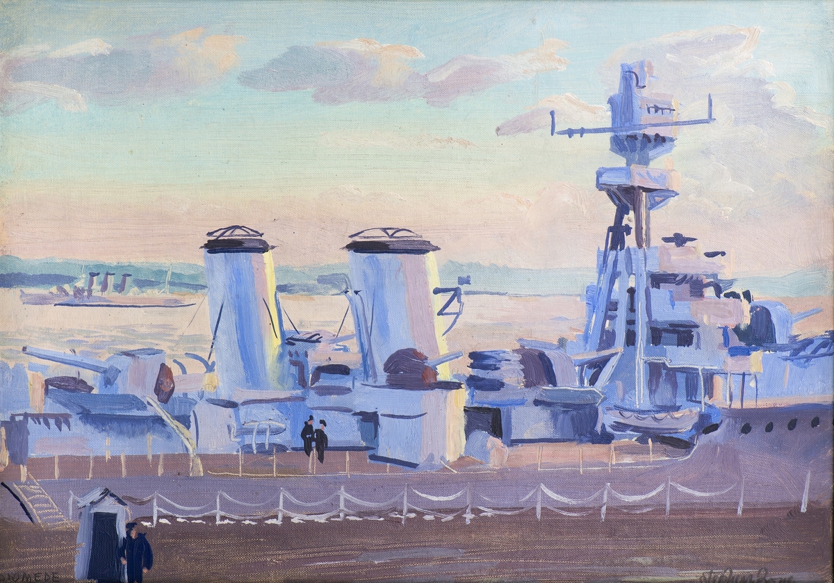 HMS 'Diomede' at Rosyth