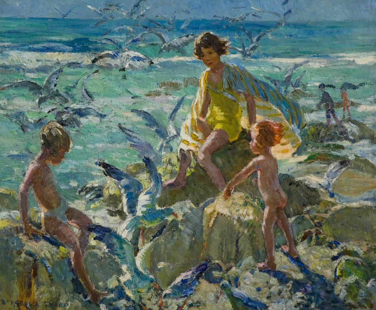 Children on the Rocks