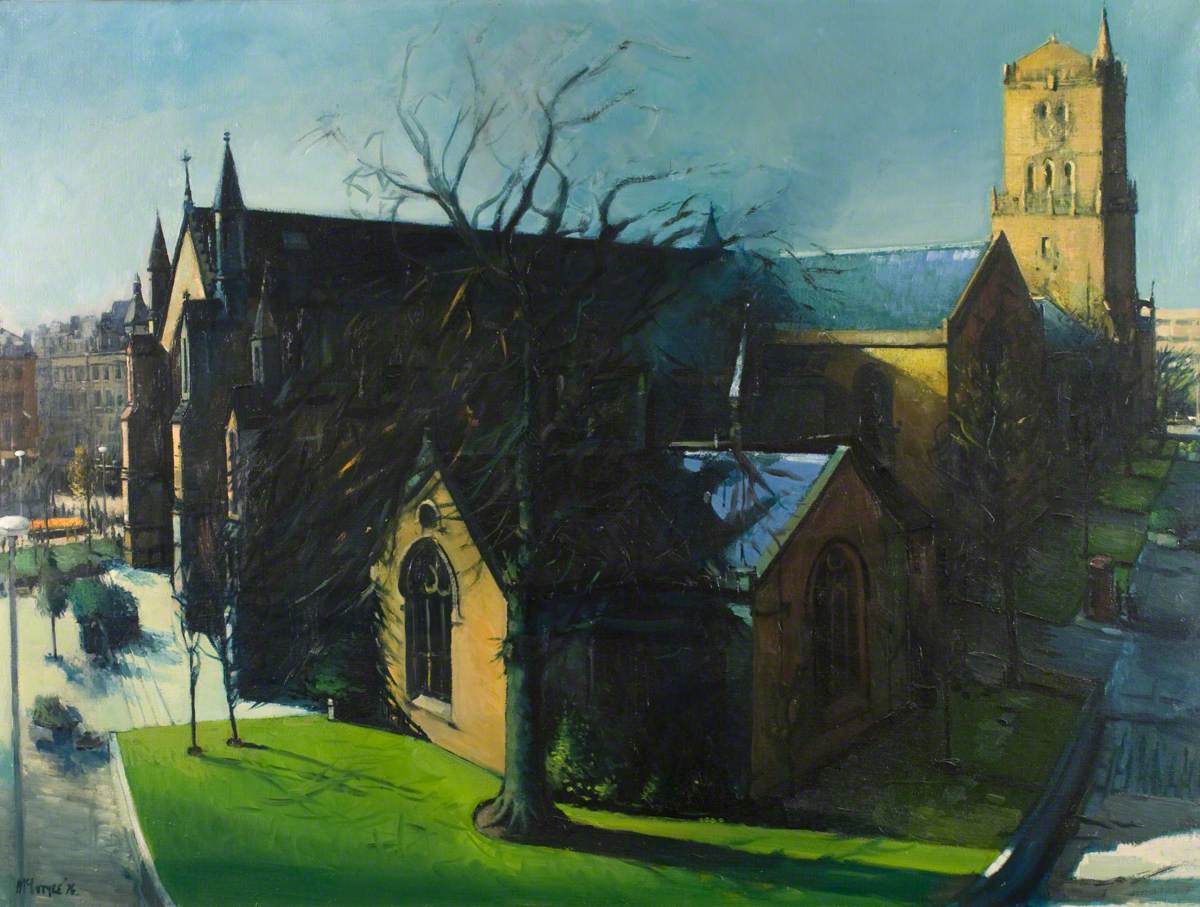 Spring Sunshine, City Churches, Dundee
