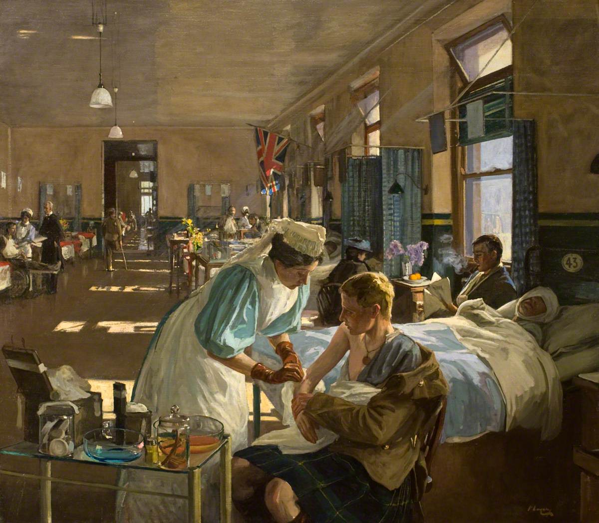 The First Wounded, London Hospital, August 1914