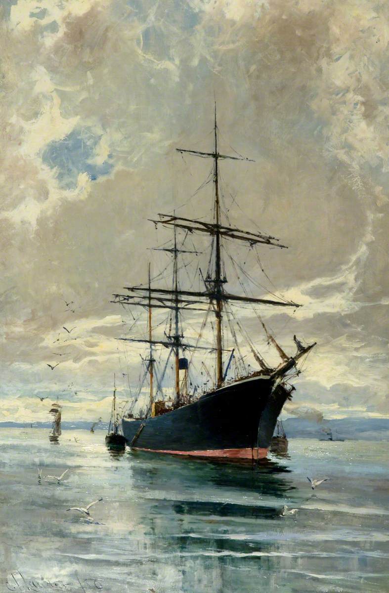 At Anchor (The Dundee Whaling Vessel 'Balaena')