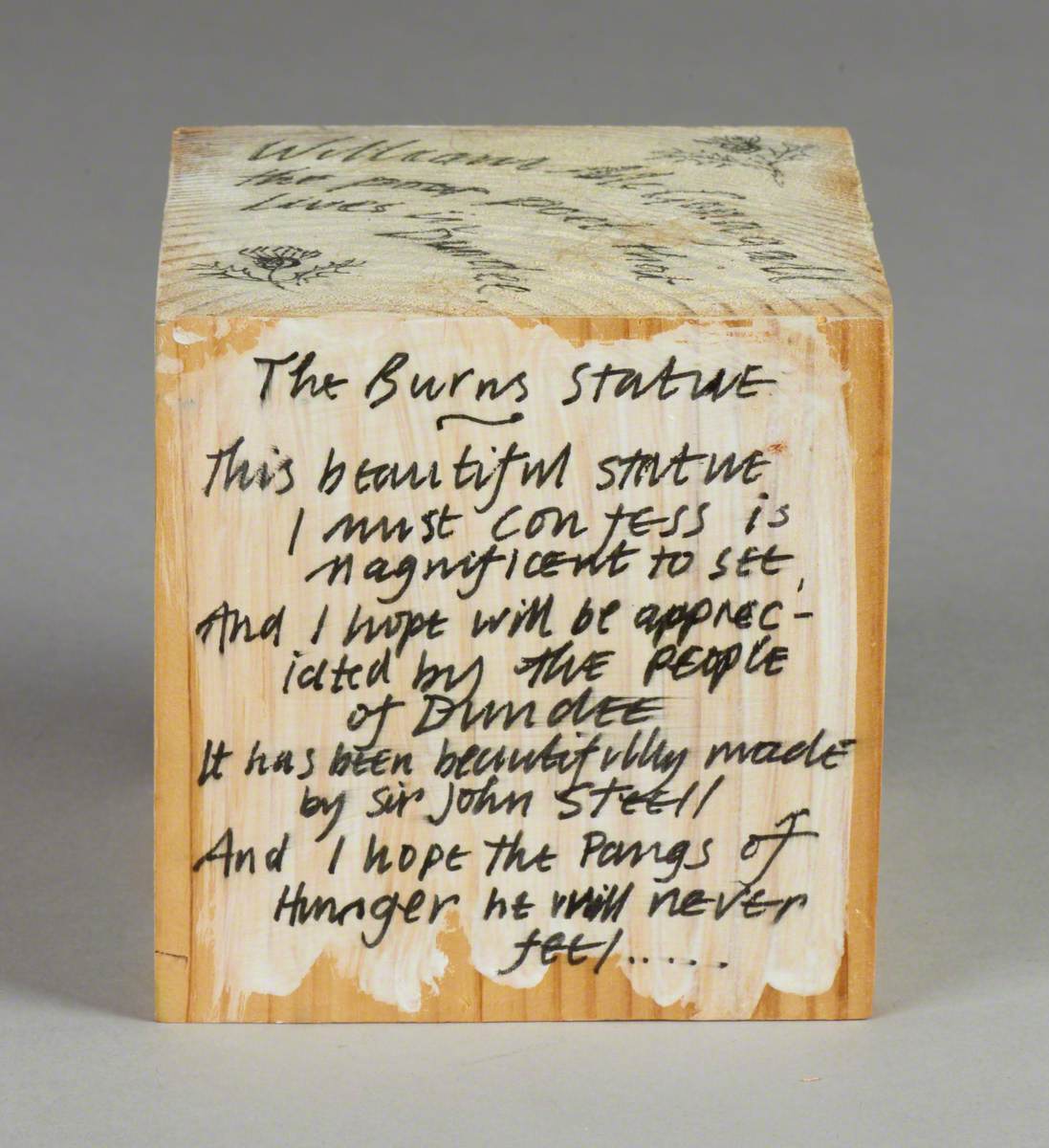 121 Linked Cubes: Cube Featuring Quotes of Poet William McGonagall