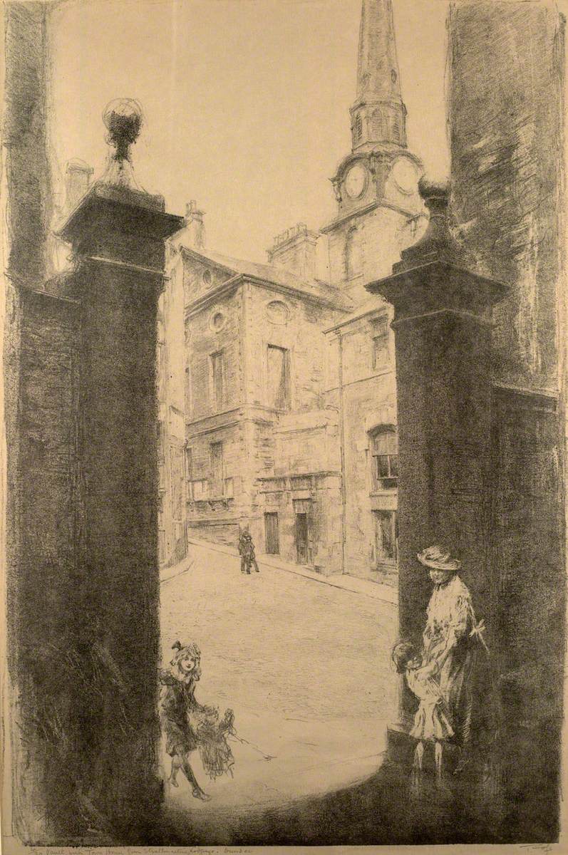 Vault with Town House from Strathmartine Lodgings, Dundee