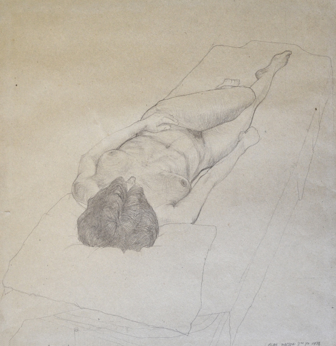 Life Study – Reclining Female Figure