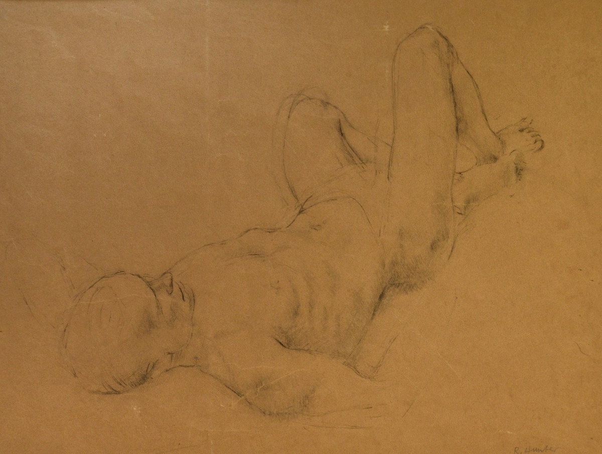 Life Study – Reclining Male Figure