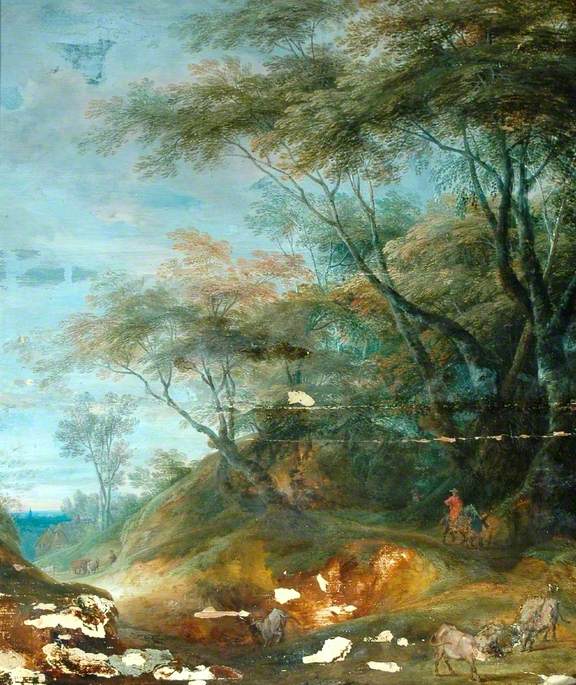 Landscape with Equestrian and other Figures