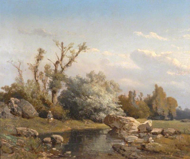 Landscape with a Figure and a Stream