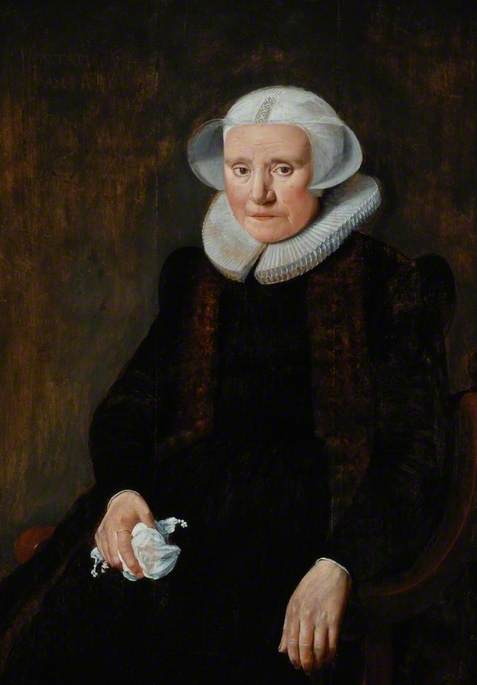 Portrait of an Old Lady in Seventeenth-Century Costume