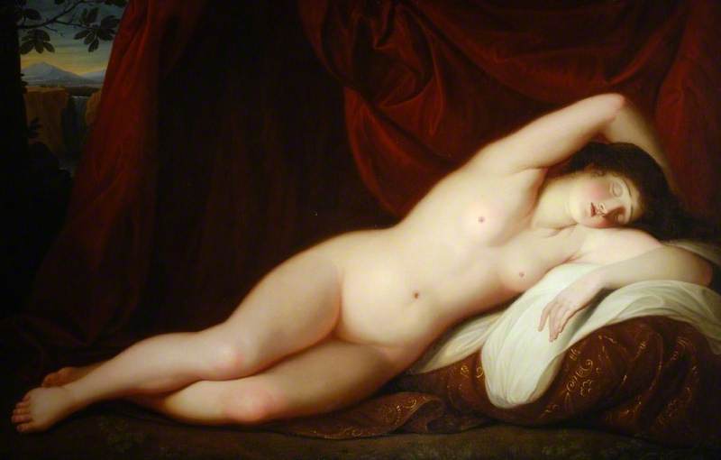 800px x 510px - Sleeping Female Nude | Art UK