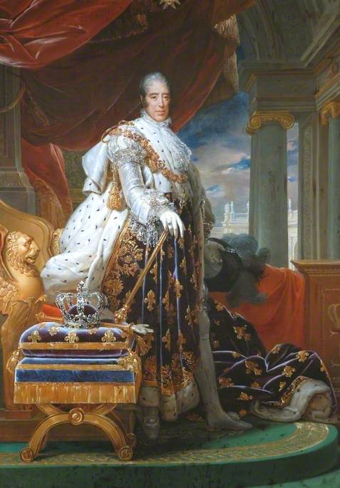Charles X (1757–1836), in His Coronation Robes