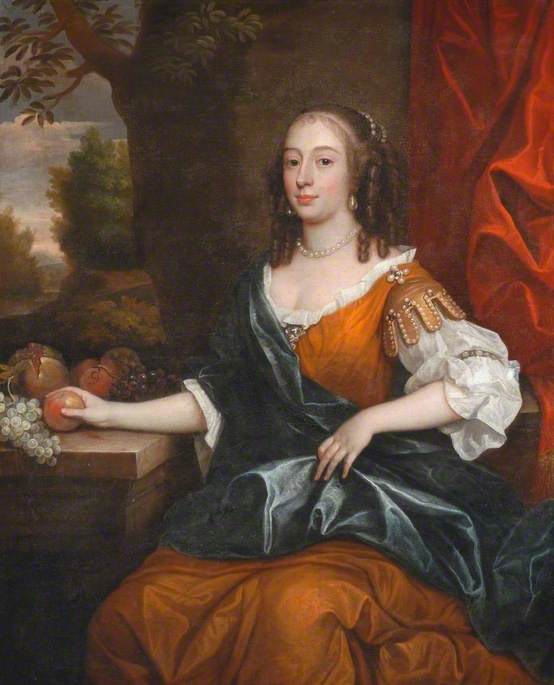 Portrait of a Lady Holding an Apple